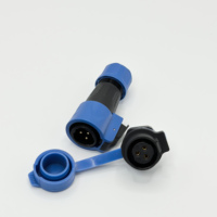 Prise aéronautique étanche IP68 OEM en laiton 5-16A 250V FD16 à fixation rapide sans soudure avec vis de verrouillage 2 broches pour panneau arrière mâle/femelle