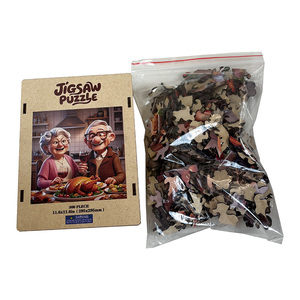 Cadeau de Souvenir Romantique pour Personnes Agées, Puzzle en Bois de 300 Pièces pour Couple Senior, Jouet Éducatif Écologique, Thérapie <span class=keywords><strong>Cognitive</strong></span> - Product Image 6