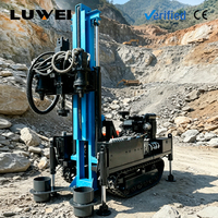 Foreuse hydraulique DTH sur chenilles personnalisable pour le forage de roche et les trous de dynamitage en construction