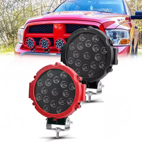 Luz de Trabajo LED Brillante de 7 Pulgadas y 51W, Foco Todoterreno 4x4, Faro Delantero Automotriz, Lámpara Antiniebla para Camioneta, Jeep, SUV, Hummer, Accesorios para Automóviles