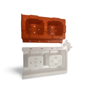 Cetakan Ubin Semen Plastik, Cetakan Paving Beton, Blok Interlocking Berongga, Cetakan Bata untuk Dijual, Cetakan Plastik Dinding, Tas Anyaman Plastik Custom, Bagus - Product Image 4