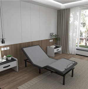 Không giải phóng mặt bằng chia Vua massage đường viền điện có thể điều chỉnh cơ sở giường với ổ đĩa im lặng động cơ okin - Product Image 4