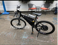 Kit de conversion de vélo électrique 48V-72V avec roue moteur 3000W pour jante arrière 26\" 27.5\" 29\" et contrôleur double mode – Stock US/UK