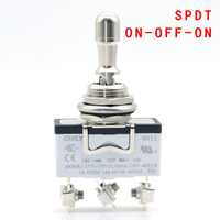 Interrupteur à bascule SPST SPDT 16A 250VAC 2 broches 3 broches 6 broches On-off/on-on/on-off-on 3 positions 3 broches Interrupteur momentané DPDT