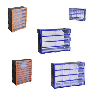Caja de herramientas de plástico tipo cajón de 64 rejillas <span class=keywords><strong>GDT</strong></span> Componente de gabinete de almacenamiento médico y doméstico integrado con caja de acabado de piezas - Product Image 4