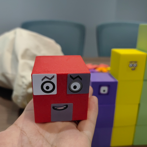 Cubo de espuma de bricolaje que cambia la cara cubo mágico Montessori <span class=keywords><strong>juego</strong></span> de rompecabezas para niños educativo - Product Image 2