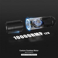 Оптовая продажа: Беспроводная тату-машинка Green Caster S Pen с аккумулятором 1500 мАч, ходом иглы 3,5 мм, для начинающих мастеров татуировок