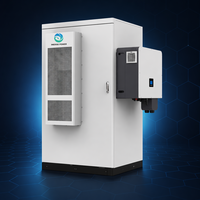 Estaciones de Carga para Vehículos Eléctricos Inedge Power para Exteriores, Fuera de la Red, con Sistema BESS de 50kW 100kWh/100kW 200kWh, Gabinete de Baterías de Almacenamiento, Sistema de Energía Solar para Comercios e Industrias