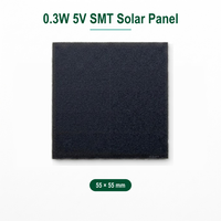 Panel Surya Mini Tahan Air 0.1W 0.2W 0.3W 0.5W 1W PV Kecil 5V 6V 9V Panel Surya SMT untuk Sensor Nirkabel Pelacak GPS