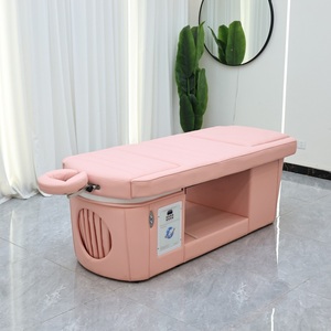 Cama de Lavado de Cabello Estilo Tailandés Rosa para Salón de Belleza, Cama de Masaje para <span class=keywords><strong>Spa</strong></span> Capilar, Cama Eléctrica para Pedicura y Champú - Product Image 2