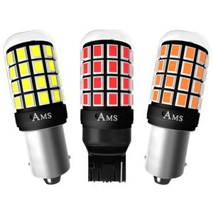Perfect 12v Car Led Error Free 1156 Ba15s Bau15s T20 7440 Car Led 54smd 1157 doppio contatto freno indicatore di direzione lampadina Canbus - Product Image 1