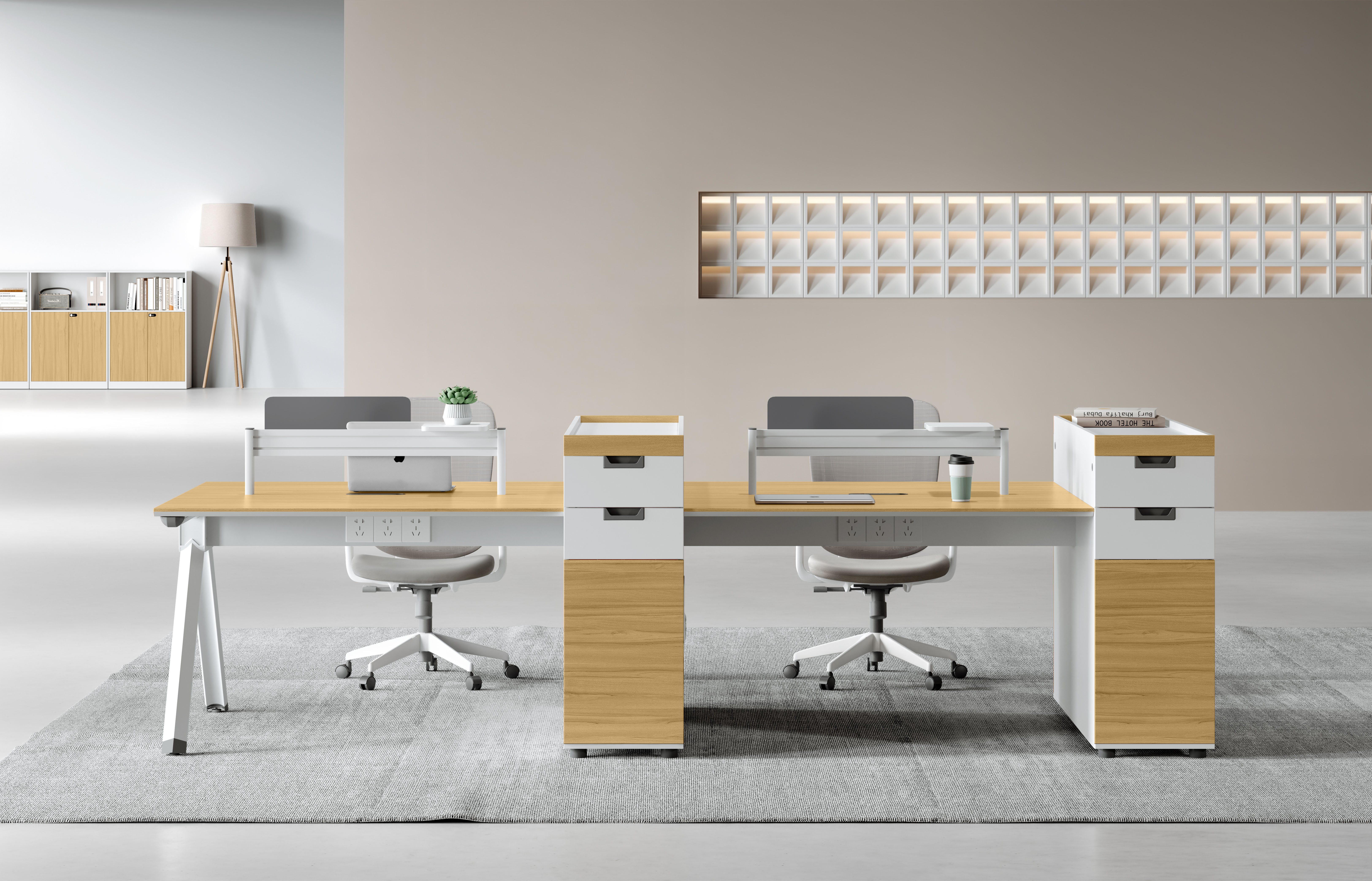 walnut +White