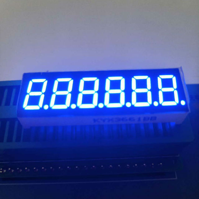 0.36 Inch Tube Red 6 Digit 7 Segment Led Display High Quality Factory Price