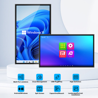 PC tout-en-un mural OEM haute luminosité 32 pouces avec écran tactile IR et double port LAN pour ascenseurs, aéroports et éducation