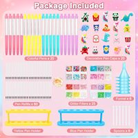 Stylos à paillettes à faire soi-même, très vendus, jouets créatifs, kit de stylos DIY, création de stylos amusante et éducative, studio de création de stylos pour enfants