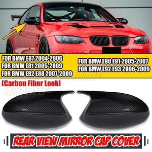 ฝาครอบกระจกมองหลังรถยนต์แบบ M3 จำนวน 2 ชิ้น สำหรับ BMW E90 E91 E92 E93 E81 E82 E87 E88 PRE-LCI - Product Image 1