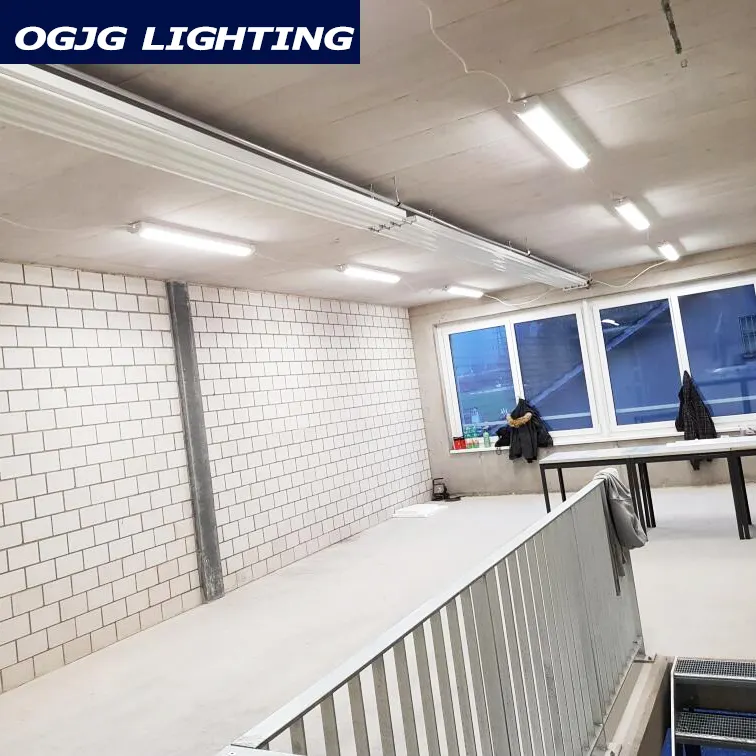 OGJG Seamless Connected Office Modern Ceiling Pendant Lamp Customized 2FT 4FT 5FT Led Linear Batten Light
