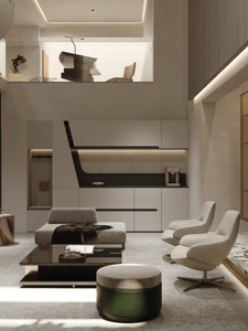Servicio de Diseño de Interiores de Villas Modernas Personalizadas, Mapa de Distribución de Mansiones de Lujo Contemporáneas, Plano de Planta de Casa de Alta Gama, Renderizado 3D - Product Image 3