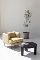 Table basse en bois d'orme de pin recyclé massif de Style nordique du milieu du siècle noir salle à manger maison meubles de salon pour Villas