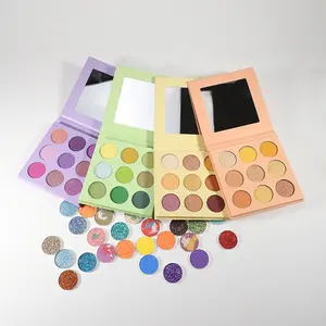 O'CHAIN OEM Cosmetics Organic Your Logo Eyeshadow Best Pigmented Customized Colour Matte Private Label Eyeshadow Palette