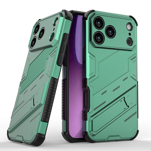 Funda de Lujo para Teléfono Móvil de TPU y PC para iPhone 17 Pro Max, Nueva Funda Protectora a la Moda con Soporte de Tira - Product Image 1