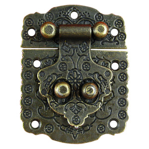 Chengyu A070 Chinese Style Brass Lock For Jewelry Box Camphor Wood Chest Durable Copper Alloy <b>Panel</b> Lock With Regular <b>Key</b> - Product Image 5