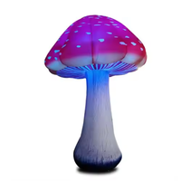 Champignon Gonflables Éclairage Led Extérieur Champignon Gonflable Coloré pour Décoration