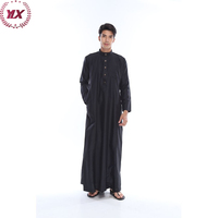 Vêtements musulmans pour hommes du Maroc en gros, manches courtes, vêtements indonésiens, thobes musulmans, vêtements islamiques