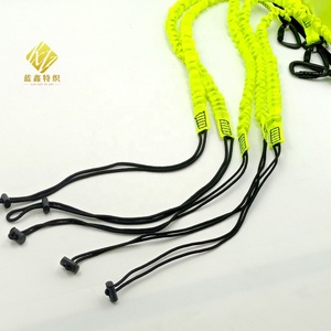 LANXIN Fournisseur d'usine, cordon de sécurité en polyester tressé personnalisé, mousqueton simple, conception rétractable, <span class=keywords><strong>suspension</strong></span> amortissante pour - Product Image 2