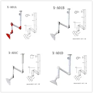 Plafond Vast Ophangen Lab Plafond Mount Aluminium Arm Kap