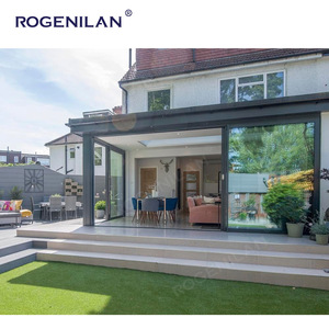 <span class=keywords><strong>Porte</strong></span> <span class=keywords><strong>coulissante</strong></span> panoramique en verre pour véranda et patio sur mesure Rogenilan Foshan – Profilés en aluminium – <span class=keywords><strong>Prix</strong></span> compétitif - Product Image 2
