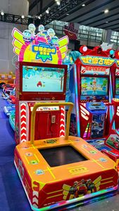 Bảng điều khiển trò chơi Arcade may mắn cho mèo 2 người chơi bảng xây dựng bằng kim loại Máy trò chơi Tấm bạt lò xo - Product Image 3