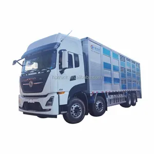 Прямая продажа с фабрики dongfeng 12 колес heavy duty 9,6 м Длина транспорта скотовозов