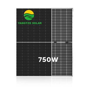 การออกแบบทนทานต่อสภาพอากาศด้วยพลังงานแสงอาทิตย์ 750W สำหรับระบบที่อยู่อาศัยและเชิงพาณิชย์ เพิ่มผลผลิตพลังงานทดแทน - Product Image 1