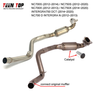 Tubo de escape para motocicleta <span class=keywords><strong>Honda</strong></span> <span class=keywords><strong>NC700S</strong></span> 2012-2014/NC700X 2012-2020 Tubo de escape delantero - Product Image 5