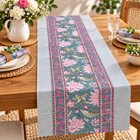 Chemin de table en coton tissé, linge de table décoratif pour salle à manger, restaurant, café, banquet, événement, hôtellerie et usage domestique