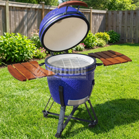 Barbecue Kamado en céramique de 22 pouces, professionnel, commercial, pour fumoir et restauration