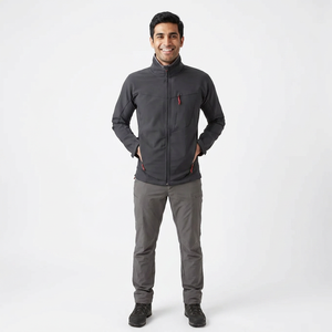 Veste d'hiver softshell personnalisable pour homme, col montant, respirante, imperméable, en laine polaire, confortable, élégante, service OEM - Product Image 1