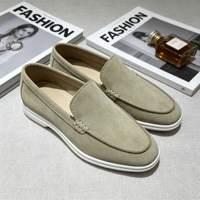 Mocassins pour Hommes 2026 – Chaussures d'Été Légères et Respirantes en Daim, Souples et Plates à Enfiler – Vente en Gros Usine – Luxe Discret