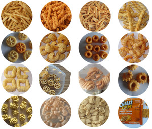 Pequeño freír crujiente 3D maíz cornetas pellets fritos pellet snack máquina 3D pellet snack maquinaria freidora - Product Image 6