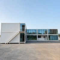 Maison préfabriquée, maison conteneur démontable en kit, 20 pieds, 40 pieds, bureau modulaire portable, usage commercial, garantie 5 ans