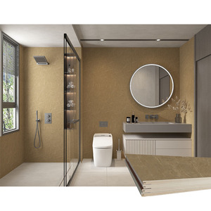 Pannelli Moderni <span class=keywords><strong>in</strong></span> <span class=keywords><strong>Plastica</strong></span> Isolante per Rivestimento Pareti Interne del Bagno, Pannelli WPC SPC <span class=keywords><strong>PVC</strong></span> - Product Image 5