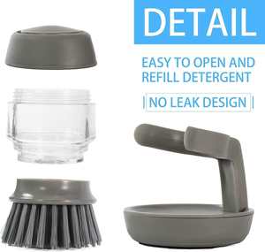 Cepillo de Limpieza Multifuncional para Cocina 2024, Cepillo para Ollas con Dispensador de Jabón, Gadget Innovador, Venta al Por Mayor - Product Image 6