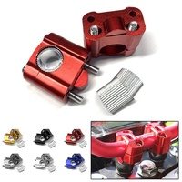 Abrazaderas de Manillar de Motocicleta con Código Fijo, Adaptador Elevador de Aluminio Universal para Accesorios de Cuadro de 22MM/28MM