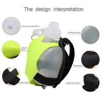 Myfriday — bouteille d'eau de sport portable au poignet, pour la course, avec étiquette privée