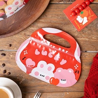 Sacs d'emballage refermables pour le Nouvel An avec fermeture éclair en LDPE/BOPP/MOPP pour commandes personnalisées, cadeaux, bonbons, collations, biscuits