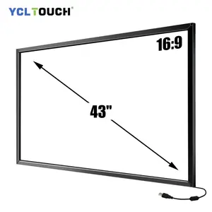 Fabrieks Directe Snelle Levering 43 Inch Ir Multi Touch Frame Overlay Kit