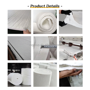 1260 C sợi gốm chịu lửa mật độ 128 sợi gốm gấp chăn lò đệm len cách nhiệt chăn - Product Image 4