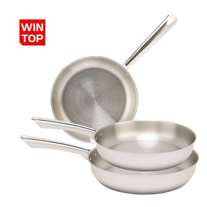 Factory Customized Food Grade Home Cooking Pan Steel Stainless Non-Stick Frying Pans Set for Restaurant Skillet Omlet Frying Pan - Product Image 1