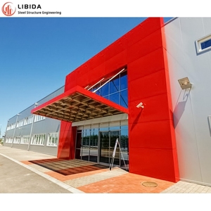 Bangunan Pabrik bengkel gudang konstruksi baja antikarat murah terbaik standar Kanada - Product Image 6